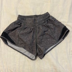 Hotty Hot Low-Rise Lined Short 2.5". Grey